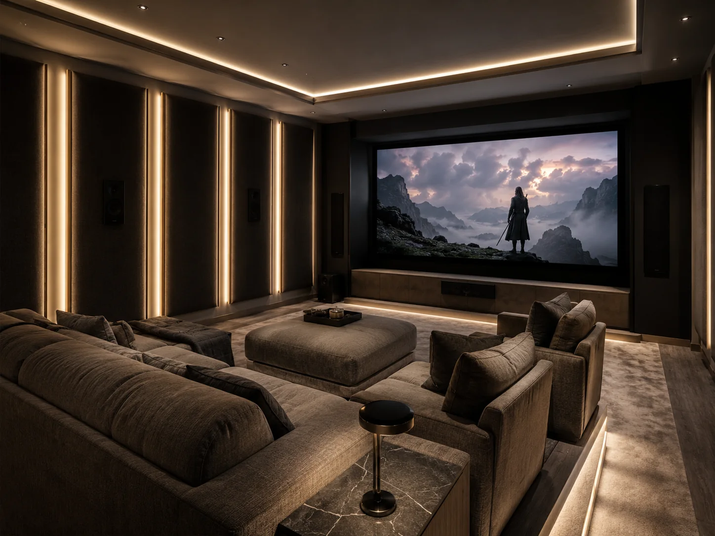 Dedicated home cinema installation near Ringwood